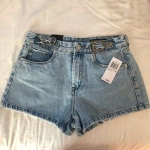 Denim shorts